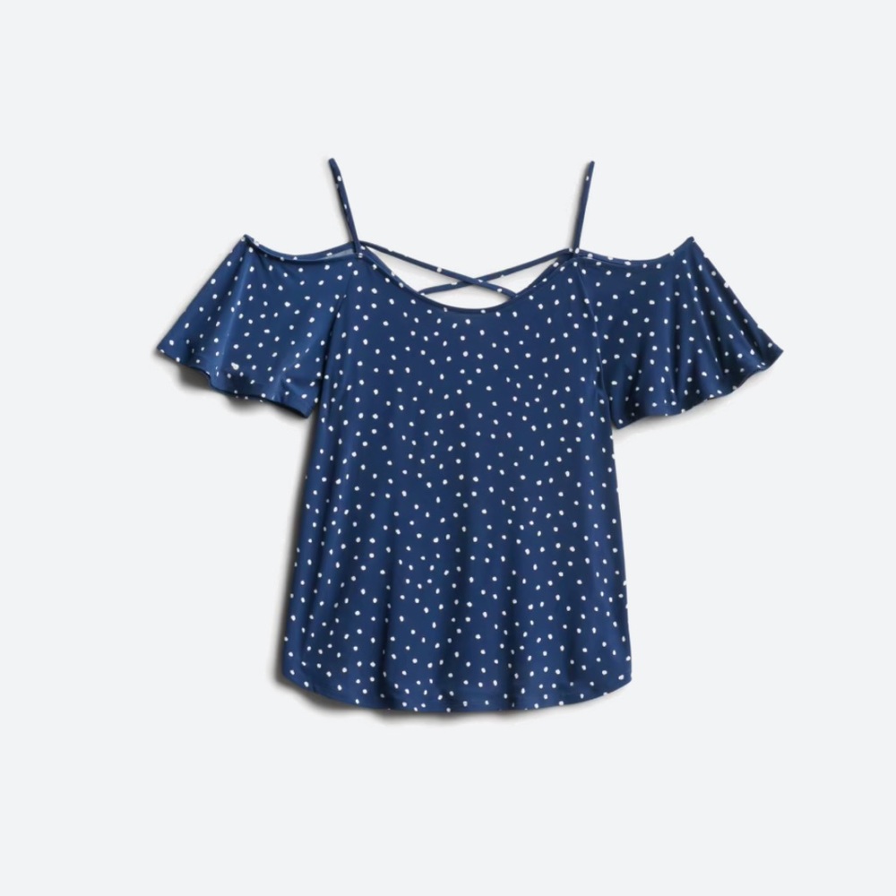 Kaileigh, NWOT Valette Cold Shoulder Top